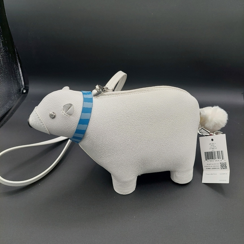 Kate spade  Artic Polar Bear crossbody retail $329